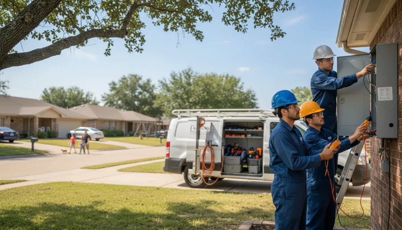 Certified electrician providing emergency electrical services in North Miami, OK